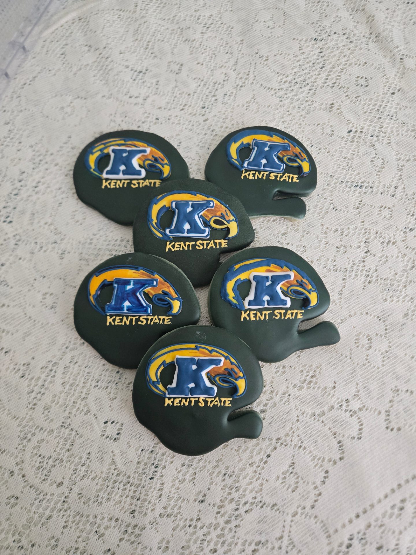 Kent State afootball Helmet